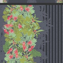 Art Gallery Fabrics - Striped Fleur Paradis Panel DCD-21612