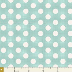 Tilda Medium Dots Denim Teal TIL130001