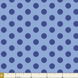 Tilda Medium Dots Denim Blue TIL130013