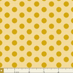 Tilda Medium Dots Flaxen Yellow TIL130029