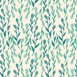 Art Gallery Fabrics - Whispers Inbloom Lagoon BLC31106