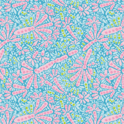 Art Gallery Fabrics - Belos Corais Azuis COS87300