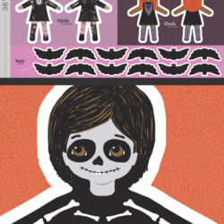 Art Gallery Fabrics - The Eerie Family Panel EER31016