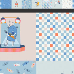 Art Gallery Fabrics - Friendly Fiend Fest Panel MVL44411