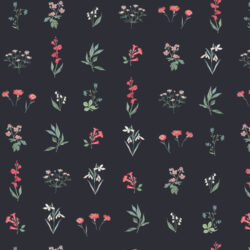 Art Gallery Fabrics - Botanical Study Dark PIC-29457