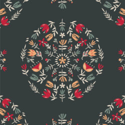 Art Gallery Fabrics - Meadow Mandala Willow SSP-26606