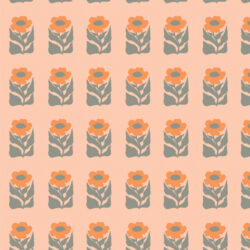 Art Gallery Fabrics - Petalled Stamp TAN69905