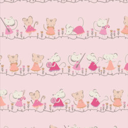 Art Gallery Fabrics - Minikin Friends Blush TAT39912