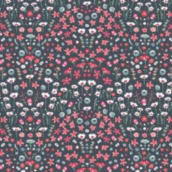 Alternative view of Art Gallery Fabrics - Painted Field Cerise PIC-29454