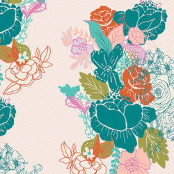 Alternative view of Art Gallery Fabrics - Flowerdrama Mattina VRT-21802
