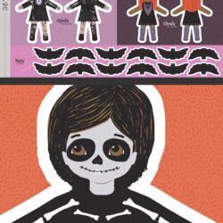 Alternative view of Art Gallery Fabrics - The Eerie Family Panel EER31016