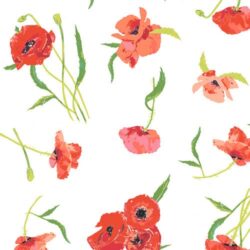 Alternative view of Art Gallery Fabrics - Poppy Reflections FSH-27401