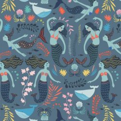 Alternative view of Art Gallery Fabrics - Siren Song Twilight SRN-5350