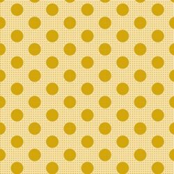 Alternative view of Tilda Medium Dots Flaxen Yellow TIL130029