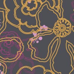 Alternative view of Art Gallery Fabrics - Graphic Blooms City FUS-CL-909