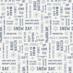 Alternative view of Art Gallery Fabrics - Snowbound SND-65410