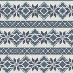 Alternative view of Art Gallery Fabrics - Knittted Snowflakes SND-65411