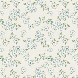 Alternative view of Art Gallery Fabrics - Windblooms Lagoon BLC31101