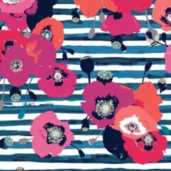 Art Gallery Fabrics - Paparounes Crimson SK-34600