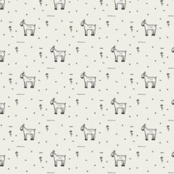 Art Gallery Fabrics - Grazing Goats DAT-99402