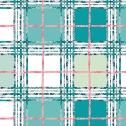 Alternative view of Art Gallery Fabrics - Trellis Plaid Fresh LAH-26811