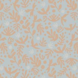 Alternative view of Art Gallery Fabrics - Boho Birds Glacier DUV60205