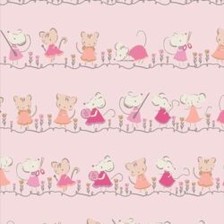 Alternative view of Art Gallery Fabrics - Minikin Friends Blush TAT39912