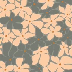 Alternative view of Art Gallery Fabrics - Bloom Burst Sunset TAN69902