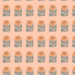 Alternative view of Art Gallery Fabrics - Petalled Stamp TAN69905