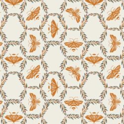 Alternative view of Art Gallery Fabrics - Bee Wreath SSP-26612
