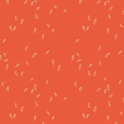 Alternative view of Art Gallery Fabrics - Dancing Leaves Vermilion HZW62311
