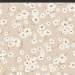Alternative view of Art Gallery Fabrics - Spring Daisies Ecru WIDE10206