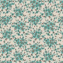 Alternative view of Art Gallery Fabrics - Calico Days Aqua SPT-85225