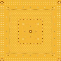 Alternative view of Art Gallery Fabrics - Handkerchief Amber HZW62301