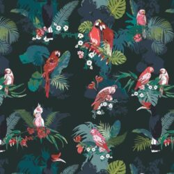 Alternative view of Art Gallery Fabrics - Parrot Grassland BSC-39905