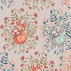 Alternative view of Art Gallery Fabrics - Foxes in Fall ATV-87205
