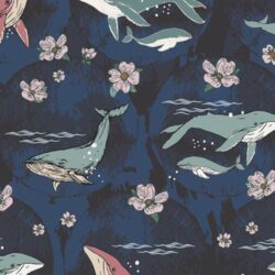 Alternative view of Art Gallery Fabrics - Underwater Enchant Lunar ENV-71780