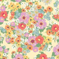Alternative view of Art Gallery Fabrics - Wild Flora Spring CUR8-GA-500