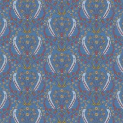 Alternative view of Art Gallery Fabrics - Timeless Dream Indigo FWA-31700