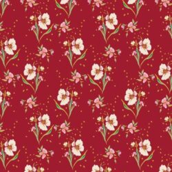 Alternative view of Art Gallery Fabrics - Dancing Grace Rouge CTT46703