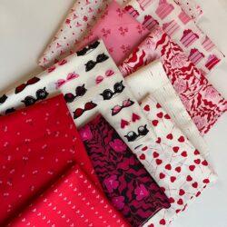 Love Struck Collection * Love Struck Red Pink Valentine Quilt Bundle Art Gallery Fabrics AGF Fat Quarter / Half Yard/Yard Bundle