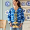 Tilda - Something Blue - Quilted Jacket Kit B